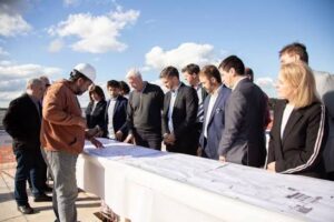 Autoridades nacionales, provinciales y municipales recorrieron la obra del sistema de agua potable de concordia